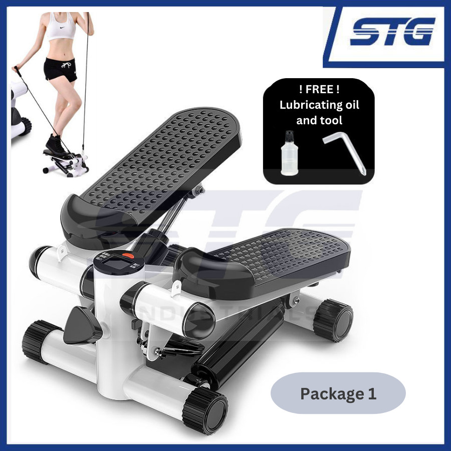 [SG Local Seller]Step Machine Home Equipment Machine Armrest Pull Rope Stepper Fitness Weight Loss Equipment Legs Thin W