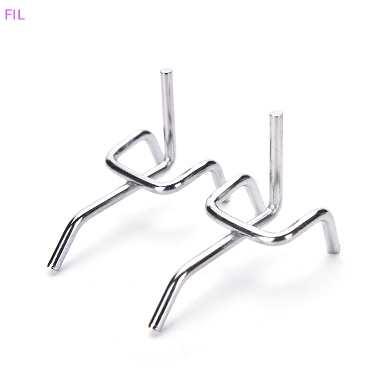 Fil 10 ชิ ้ นโลหะ Peg Board Pegboard Hooks Garage Work Shop Storage Display Steel OP