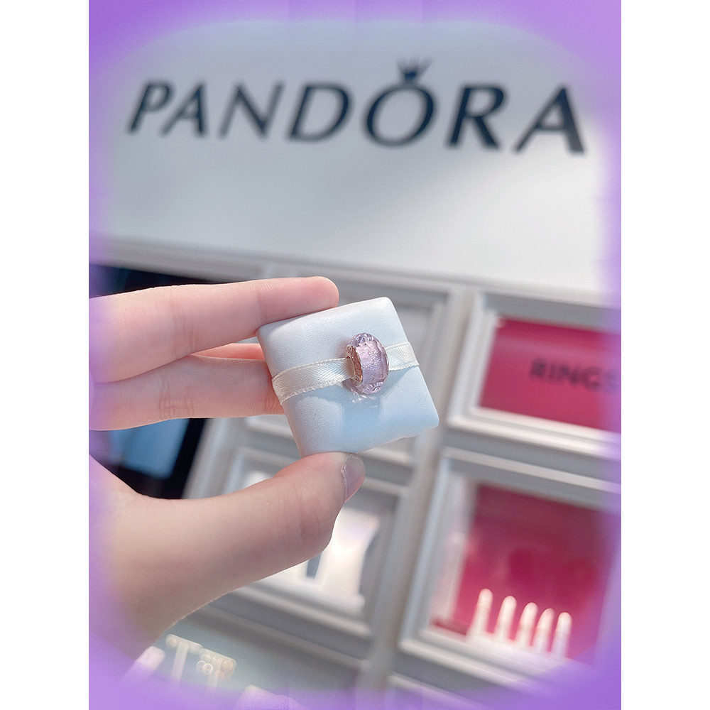 เสน่ห์แก้วชิมเมอร์สีชมพูแพนดอร่าโรส