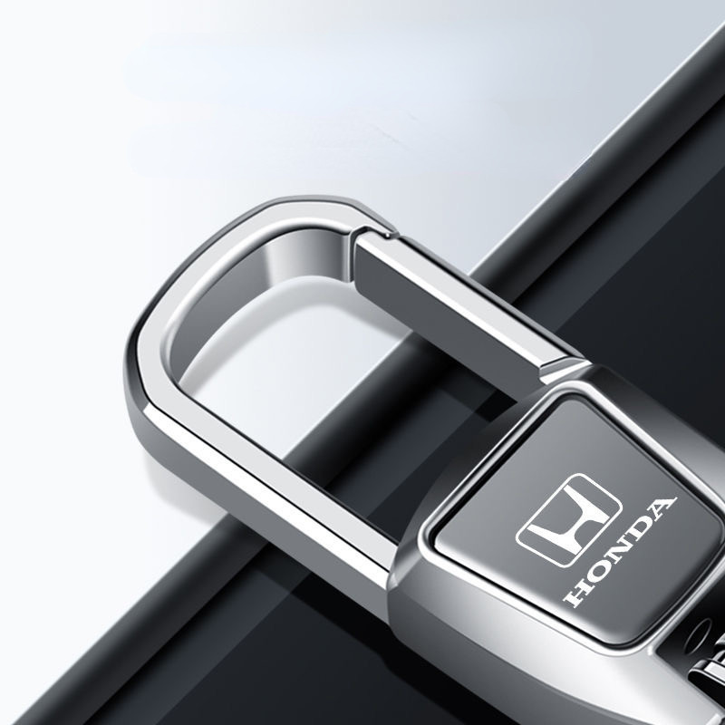 พวงกุญแจรถโลหะผสมสังกะสีคุณภาพสูงสําหรับ Honda Civic City Odyssey Vezel CRV Accord - รูปที่ 3