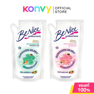 BeNice Antibac Shower Cream Refill บีไนซ์ ครีมอาบน้ำ แอนตี้แบค ถุงเติม 400ml (Clean & Care/Active Clean)