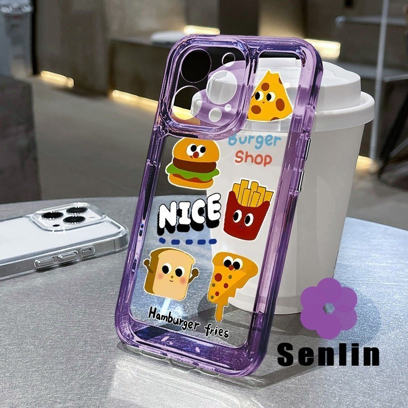 โปร่งใสขนมขบเคี้ยวเคสโทรศัพท์สําหรับ OPPO A5i Pro C65 A3S A9 2020 A5 A16 A31 A8 A52 A72 A92 A53 A33 