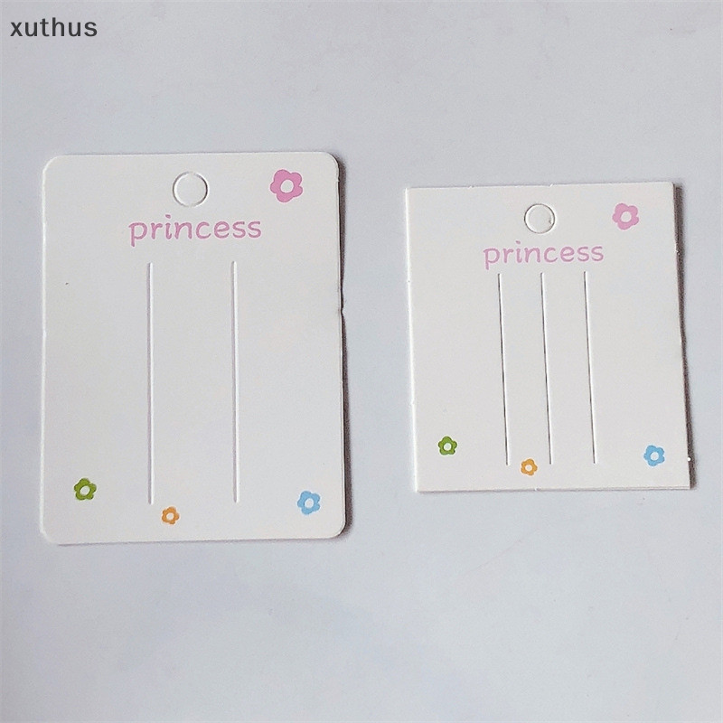 Xut 50PCS กิ๊บติดผมเปล่าการ์ดกระดาษอุปกรณ์เสริมผมเครื่องประดับการ์ดแฟชั่นคลิปผมผู้ถือ Headwear บรรจุภัณฑ์การ์ด N