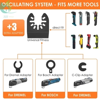 10 ชิ้น Oscillating ใบเลื่อย Bimetal Oscillating Multitool ใบมีดที่แม่นยําตัดกว้าง Arc ใบเลื่อยตรง