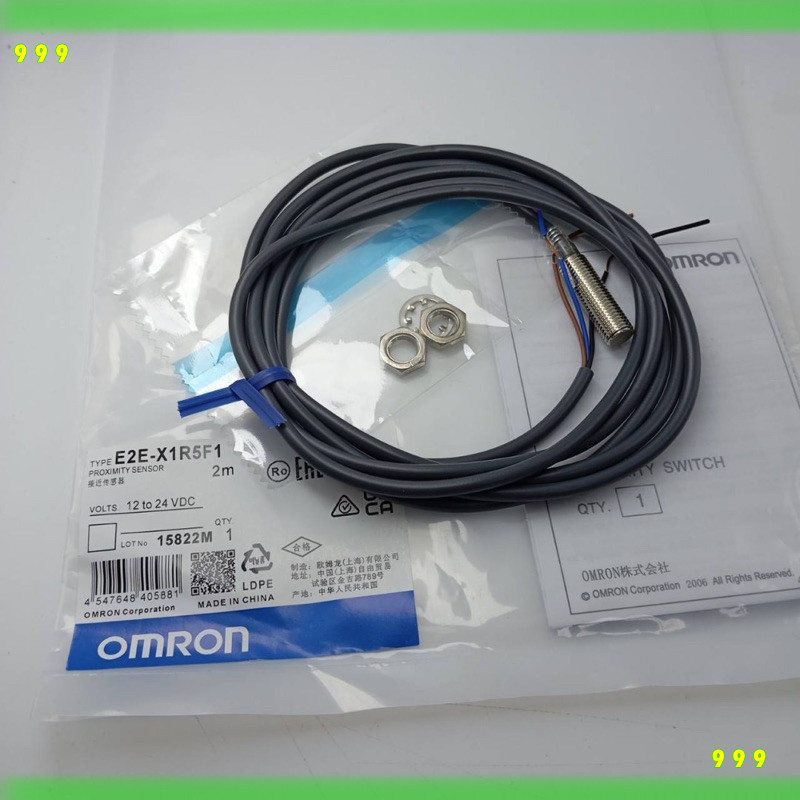 E2E-X1R5E1-Z E2E-X1R5E1-Z sensor เซ็นเซอร์ จับโลหะ 3สาย ชนิดNPN-NO Size 8 มิล หัวมิด 12-24V