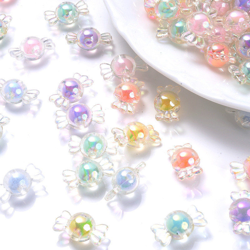 30 ชิ ้ นอุปกรณ ์ เสริมลูกปัดอะคริลิคลูกปัดลูกปัดขนาดกลางลูกปัดแฮนด ์ เมด DIY วัสดุสร ้ อยข ้ อมือสร ้ อยคอString