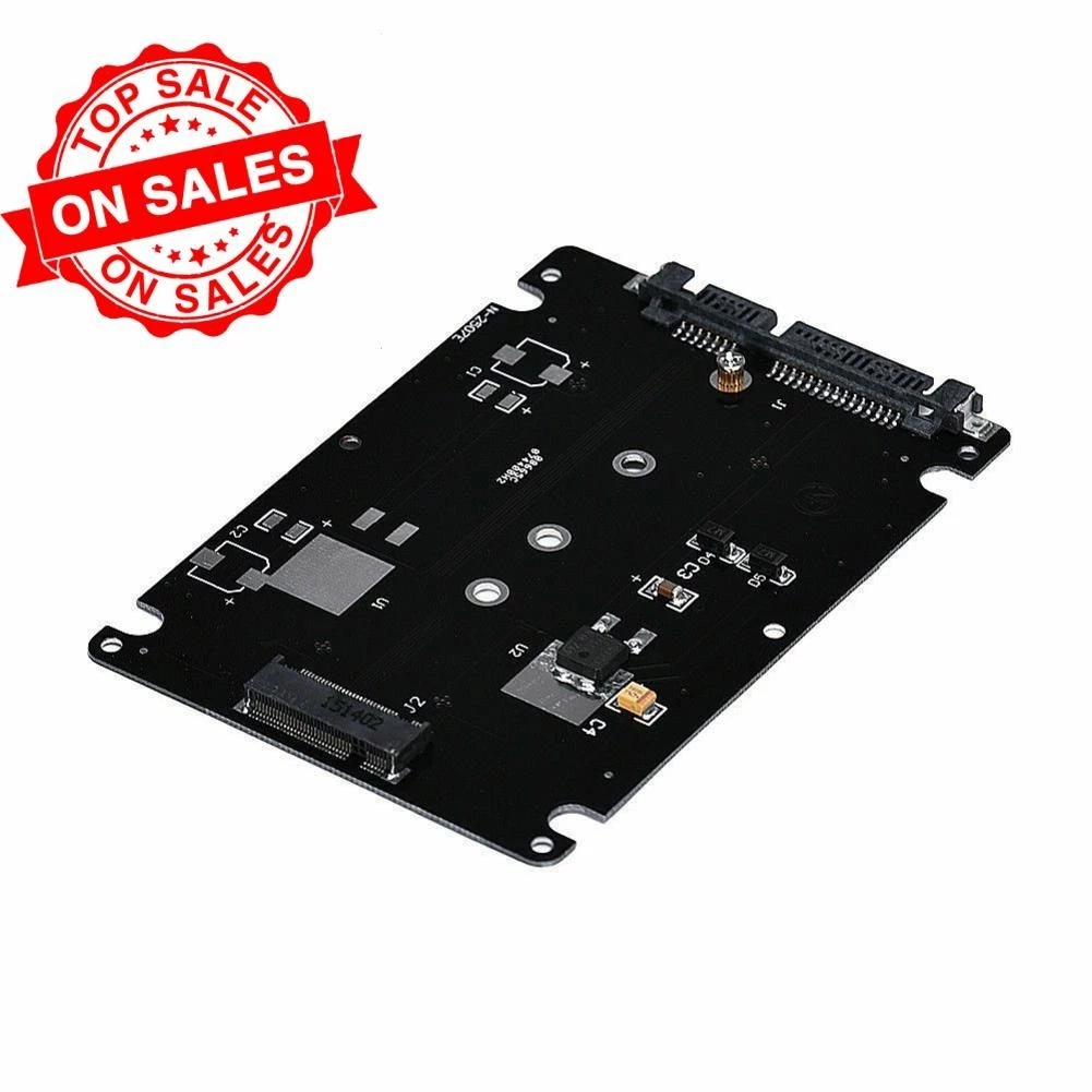 การ์ดอะแดปเตอร์ M2 Nvme เป็น Sata แปลง Ngff Ssd เป็น 25 Sata 3 กล่องอะแดปเตอร์ไดรฟ์โซลิดสเตต