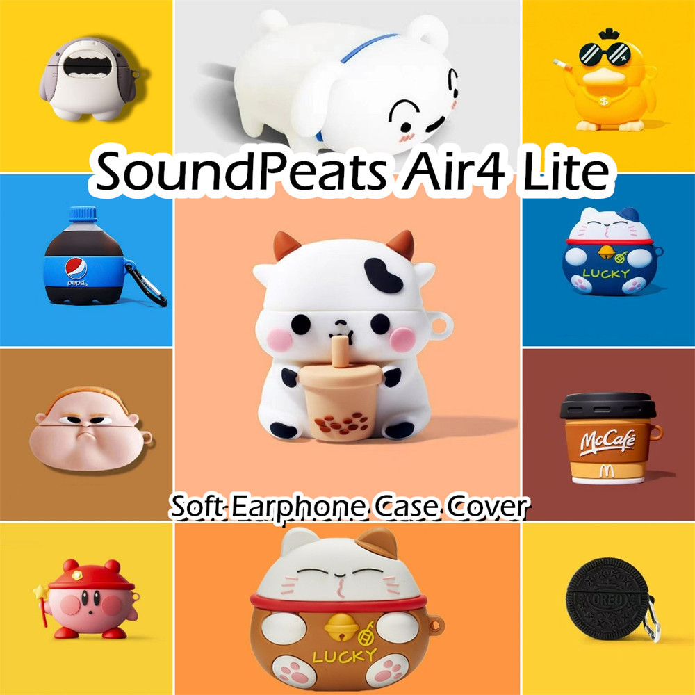 【Case Home 】นําไปใช้กับ SoundPeats Air4 Lite เคส Case เคสหูฟัง การ์ตูนสร้างสรรค์ เคส เคสหูฟัง NO.2