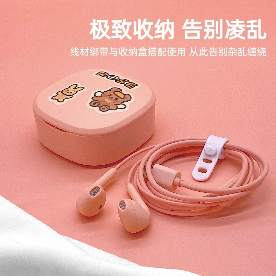 หูฟังอินเทอร์เฟซ typec แบบมีสายคุณภาพเสียงสูงพร้อมไมโครโฟน VIVO Huawei Oppo Xiaomi 3.5รูกลมใช้ได้ทั่วไป
