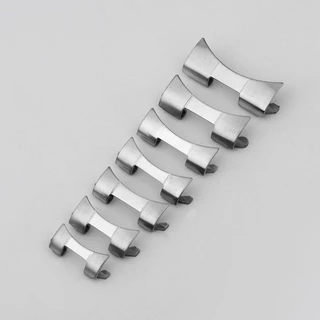 ปลายโค ้ ง Links 12-24 มม.Universal สแตนเลสสตีลสายนาฬิกา Arc End Link Watchbands สําหรับนาฬิกาควอตซ ์ นาฬิกาผู ้ ชายผู ้ หญิงคลาสสิก