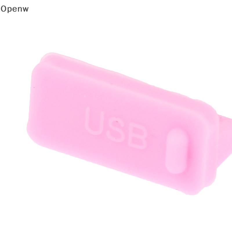 Openw 16 ชิ้น/เซ็ตแล็ปท็อปปลั๊กฝุ่นชุดพอร์ต USB VGA ยางฝาครอบป้องกัน GOOD