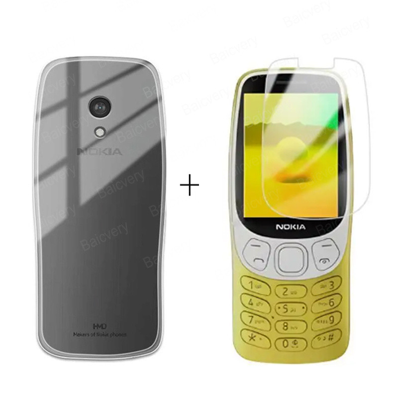 ปลอกสําหรับ Nokia 3210 4G 2024 TA-1543 TA-1545 TA-1549 TA-1556 TA-1559 TA-1563 นาโนป้องกันการระเบิดเ