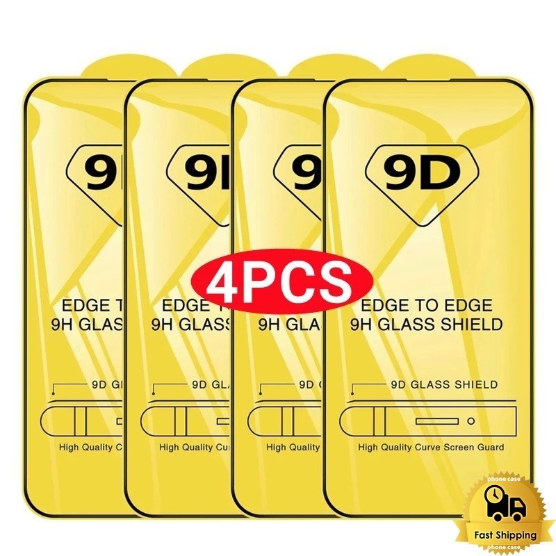 4pcs ฟิล์มกระจก For Vivo V30 Y17S Y11 Y28 Y20 Y03 Y100 5G V23 V29 Y15S V19 V20 V21 V27 Y72 Y22 Y50 Y36 V23E V25 Y27S Y31