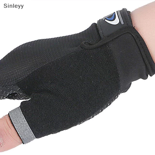 Nle ฤดูร้อนผู้ชายถุงมือตกปลาผู้หญิงสองนิ้วตัดชายหน้าจอสัมผัส Angling Anti-Slip Sun-Proof Breathable ขี่จักรยานฟิตเนสถุงมือ N