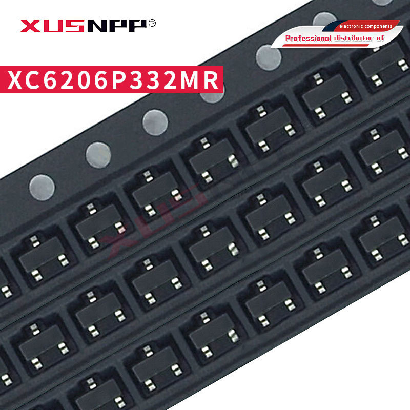 100pcs XC6206P332MR SOT-23 SOT XC6206P332 SOT23 XC6206 SMD(662K) XC6206P182MR XC6206P252MR XC6206P25