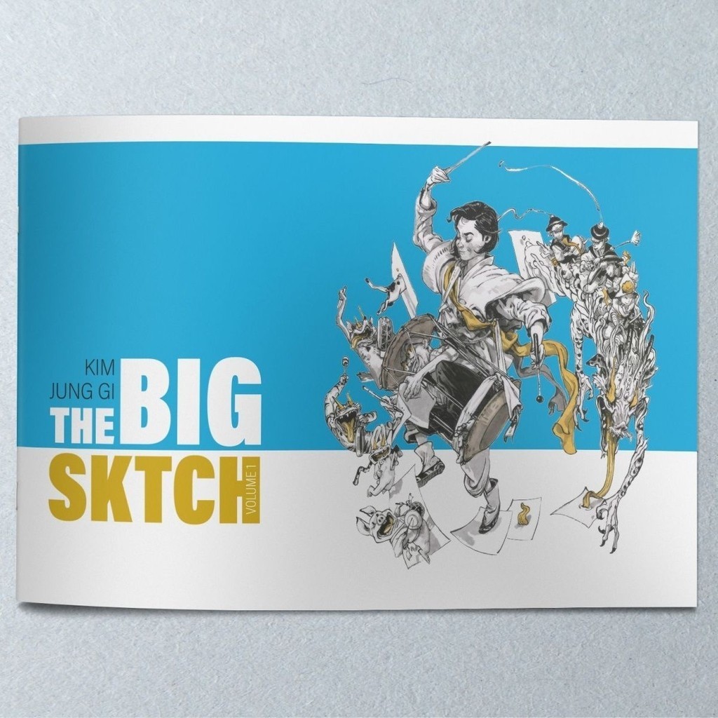 Jin Zhengji 2024 คอลเลกชันโปสเตอร์ขนาดใหญ่ KIM JUNG GI การ์ดสําเนา BIG SKETCH