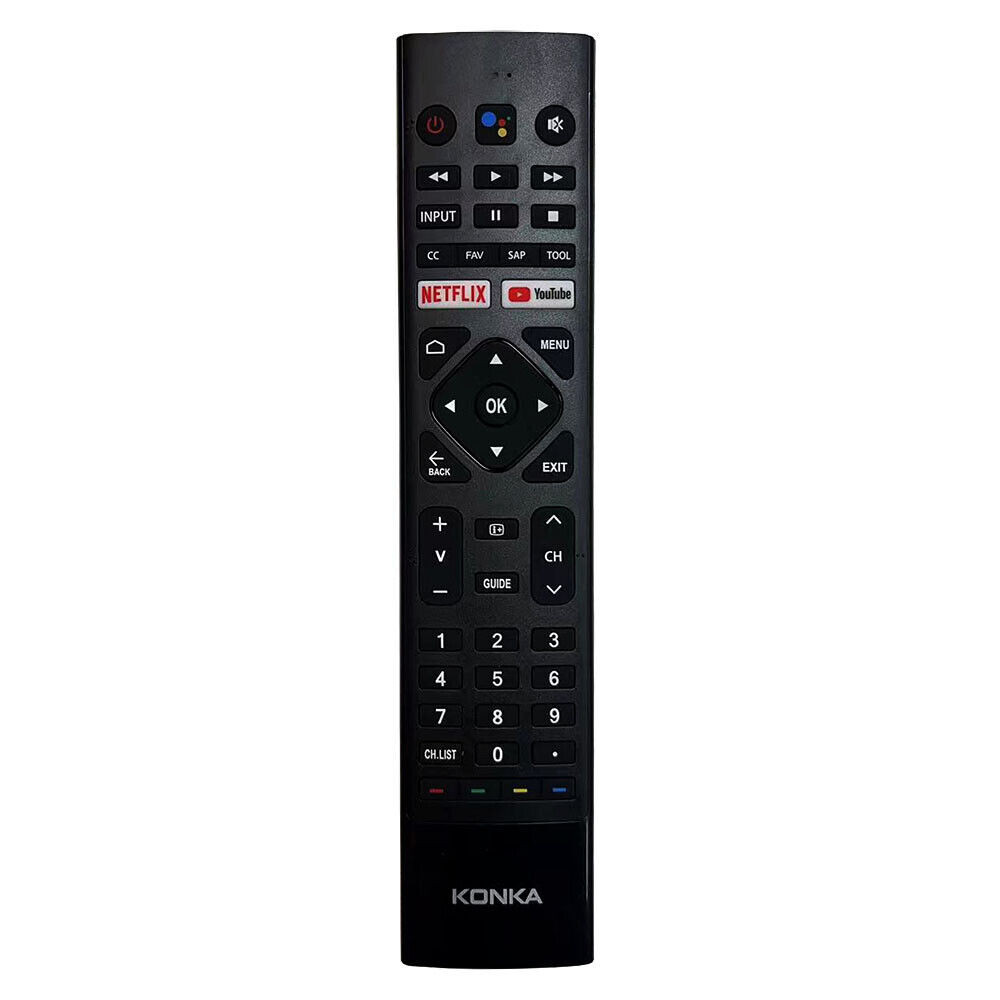 ใหม่สําหรับ KONKA EKO Kogan BAUHN 4K Ultra Android Voice TV รีโมทคอนโทรล