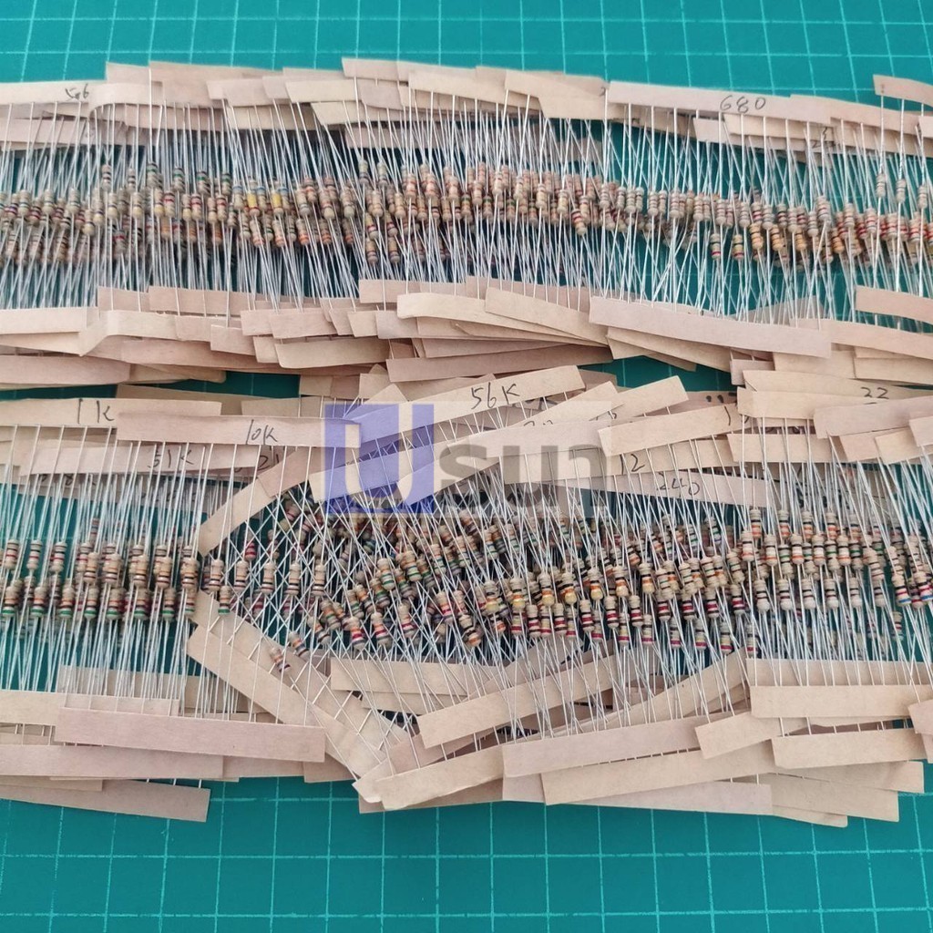 (5 ตัว) ตัวต้านทาน 1/4W ขนาด 51K ถึง 10M ตัว R รีซิสเตอร์ Carbon Film Resistor 1/4W 5% #CF 1/4W