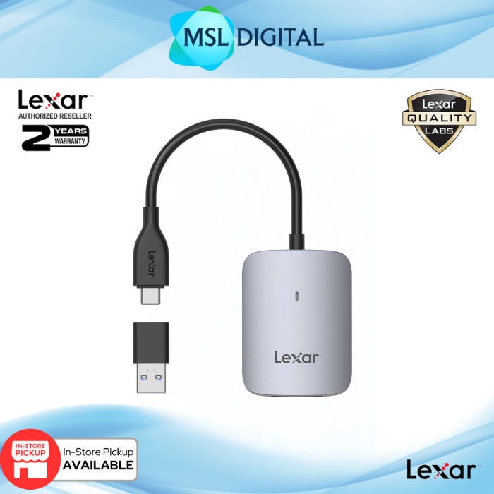 Lexar CFexpress Type A USB-C Card Reader USB 3.2 Gen 2 (มาพร้อมอะแดปเตอร์ USB-A) - RW515