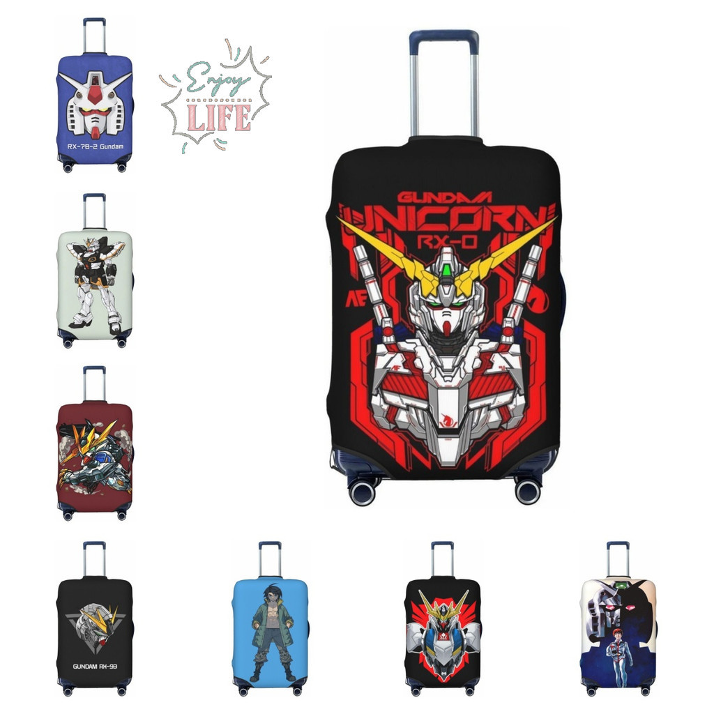 Mobile SUIT GUNDAM อุปกรณ์ป้องกันกระเป๋าเดินทางแบบยืดหยุ่นกระเป๋าเดินทางกระเป๋าเดินทาง Anti Scratch ฝุ่น S062701