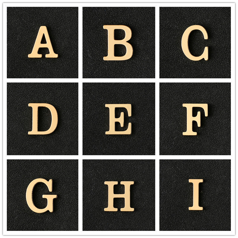 Initials A To Z Classic Letter เข็มกลัดเงาภาษาอังกฤษสัญลักษณ์ Lapel Pin ผู้หญิงผู้ชายเสื้อสูท Collar