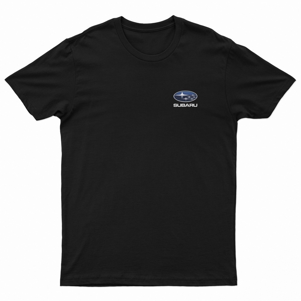 เสื้อยืด SUBARU Pocket Print Logo Design 100% Premium Cotton Ready Stock