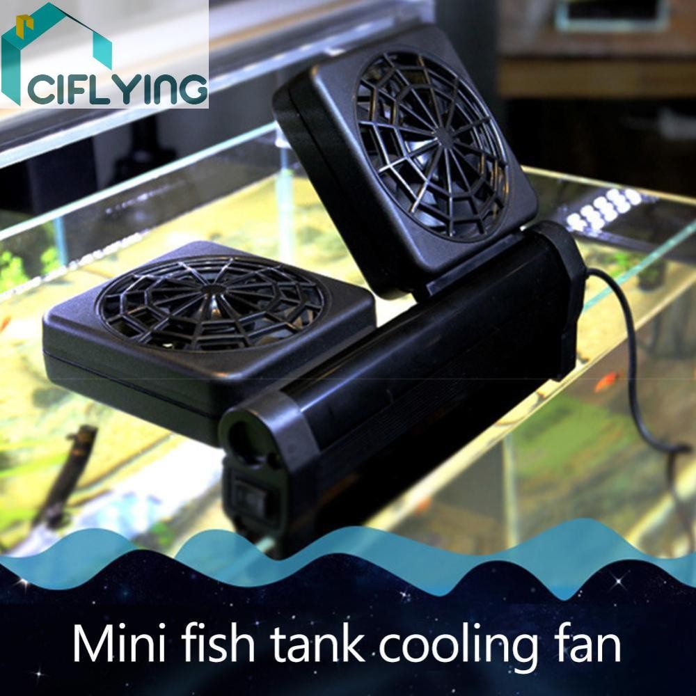 พัดลมระบายความร้อนตู้ปลาขนาดเล็กตู้ปลาเสียงรบกวนต่ํา Chiller Marine Pond Cooler [Ciflying.th]