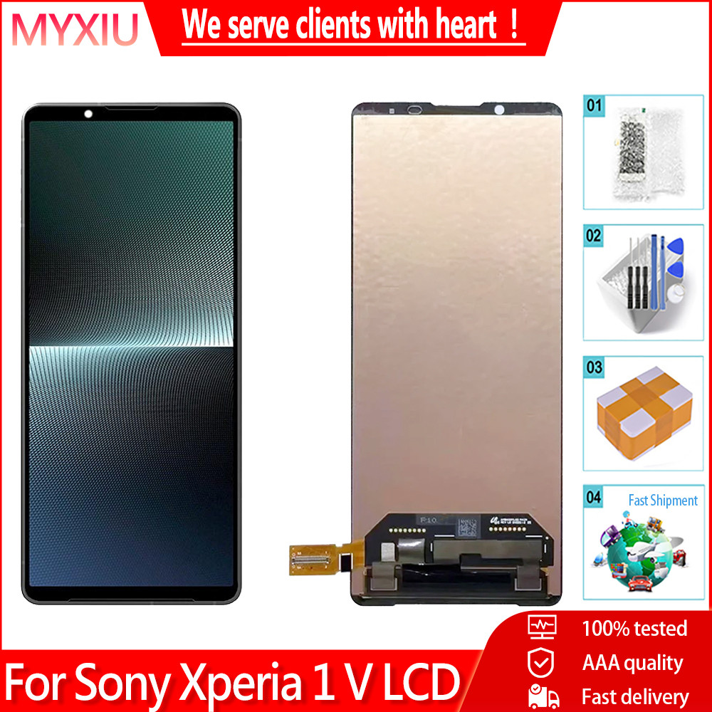 6.5 สําหรับ Sony Xperia 1 V LCD Touch Screen Digitizer สําหรับ Xperia 1 V XQDQ62/B XQ-DQ72 XQ-DQ54 จ