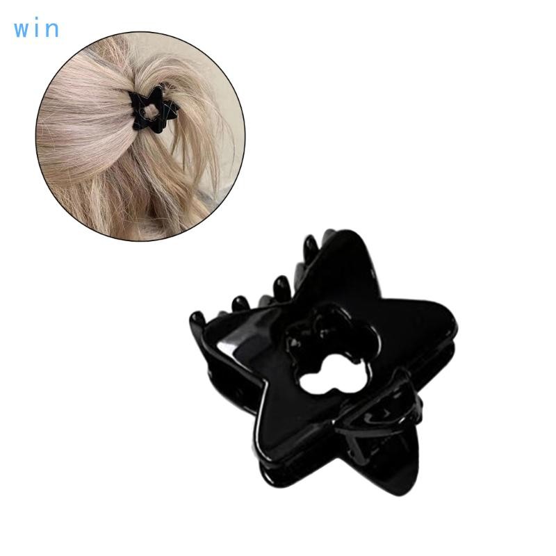 Win Star Hair Claw Clips กิ๊บติดผม Hollow Star กิ๊บติดผม Barrettes Small
