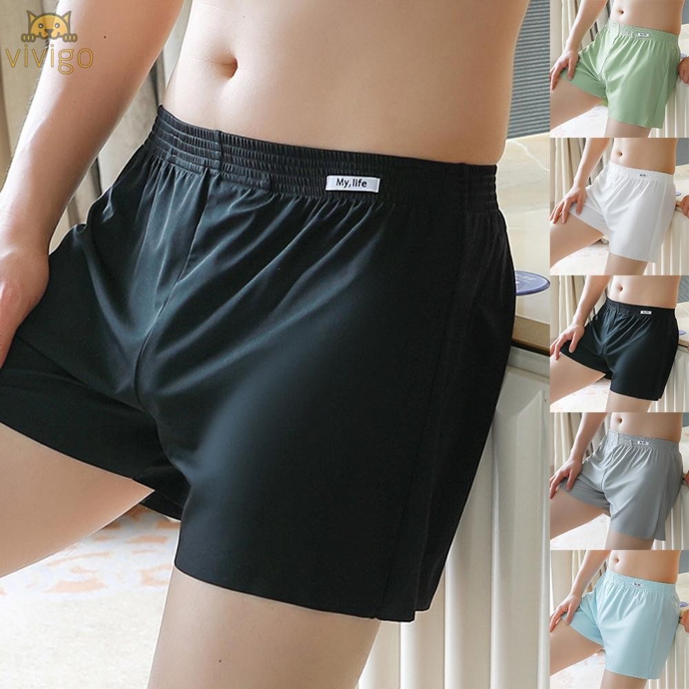 Casual Men's Boxer Briefs Arrow Pants Stretchy Underwear for All Seasons