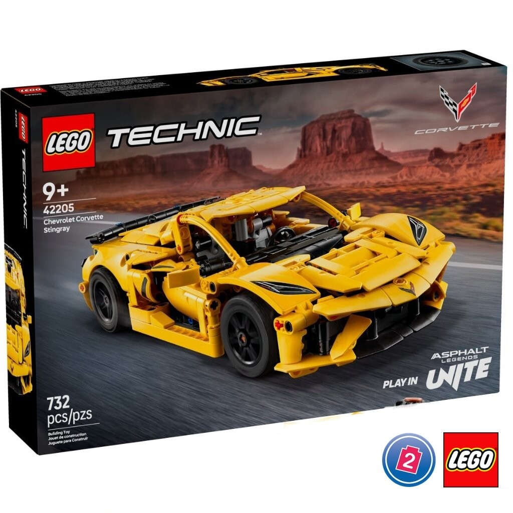 เลโก้ LEGO Technic 42205 Chevrolet Corvette Stingray