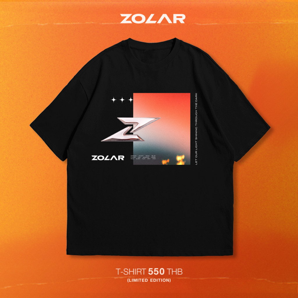 【เสื้อยืดใหม่】T-SHIRT ZOLAR LIMITED EDITION S-5XL