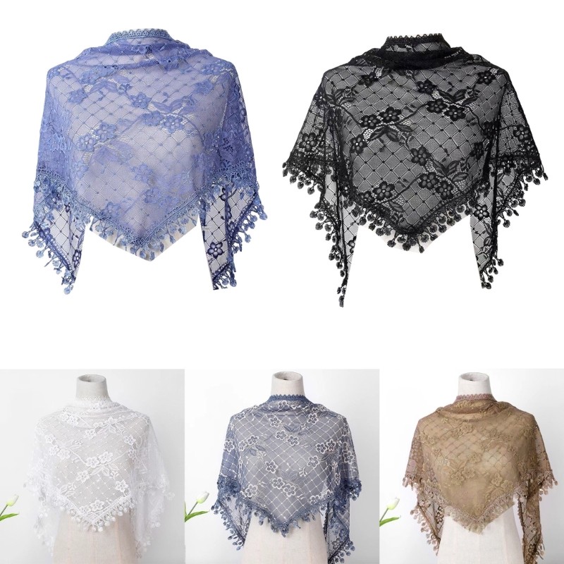 Best Lace Latin Mass Mantilla Veil คาทอลิกโบสถ์ Veil Lace Headcovering Scarf