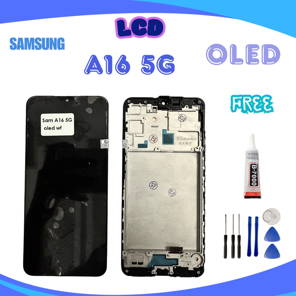 หน้าจอมือถือ>LCD>SUMSUNG Galaxy A16 5G oled wf พร้อมส่ง,ฟรีอุปกรณ์เครื่องมือ1ชุด>หน้าจอคมชัด