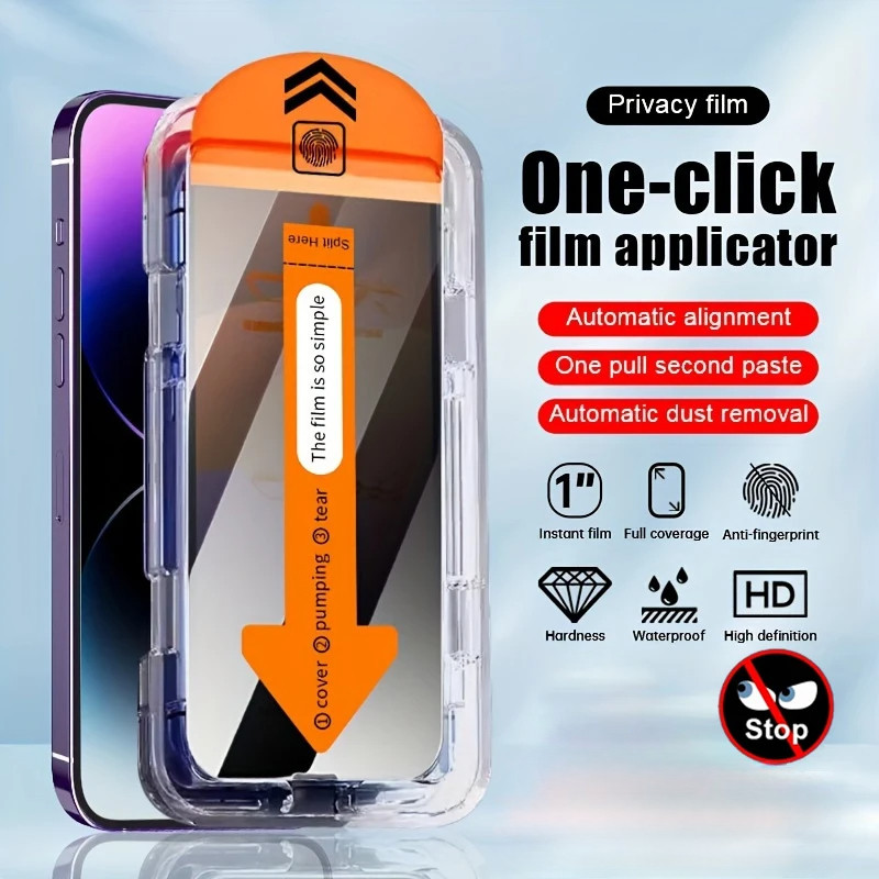 SAMSUNG ฝุ่นฟรีติดตั้งความเป็นส่วนตัวป้องกันหน้าจอสําหรับsamsung F15 A36 A26 A06 A16 A56 A55 5G A54 A52S A51 A53 A73 A72 A71 A35 A33 A34 A32 Anti Spyกระจก