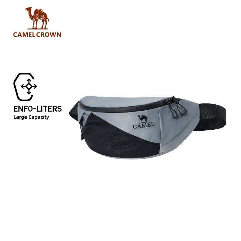 CAMEL CROWN กระเป๋าคาดเอวกีฬากันน้ําความจุขนาดใหญ่