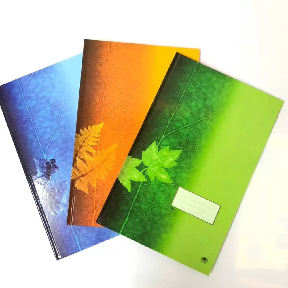 Hard Cover Book Notebook Long F4 / Short F5 120pages 200pages 300pages 400pages Hardcover Note Book 