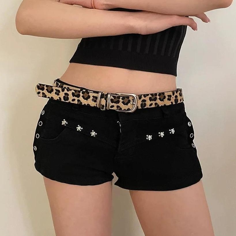 Miss_J พร้อมส่งจากกทม🎀เข็มขัดลายเสือดาวย้อนยุคมีสไตล์ เข็มขัดผู้หญิงหนัง PU สามารถใส่กับยีนส์หรือกระโปรงได้ - รูปที่ 3