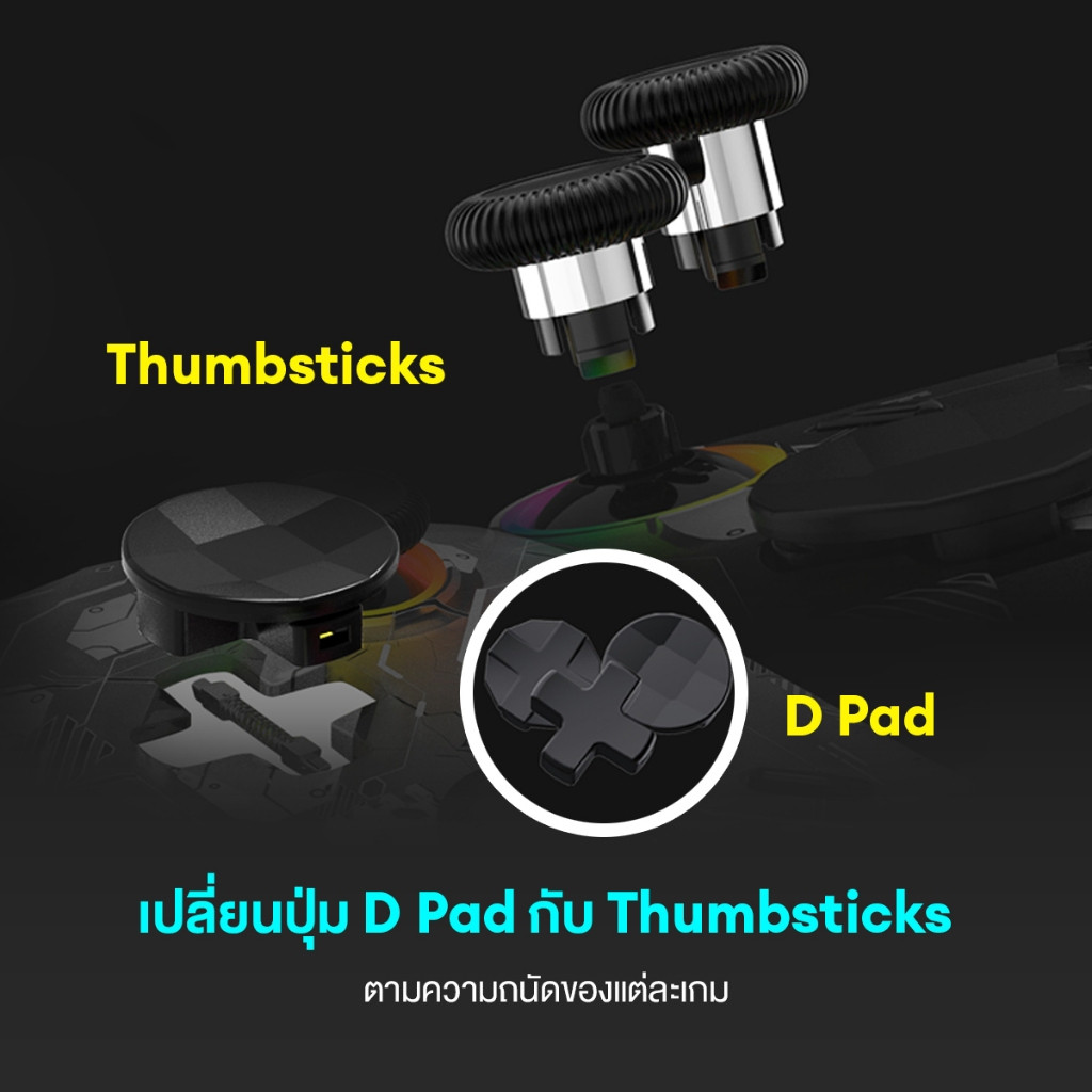 FANTECH Wireless gaming controller จอยเกมมิ่งไร้สาย / bluetooth รองรับ PC,PS, Android,IOS,รุ่น WGP15