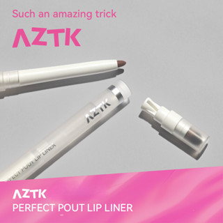 AZTK ปากกาเขียนขอบปาก สองหัว ปากกาเขียนขอบปากแบบบาง เหมาะสำห…