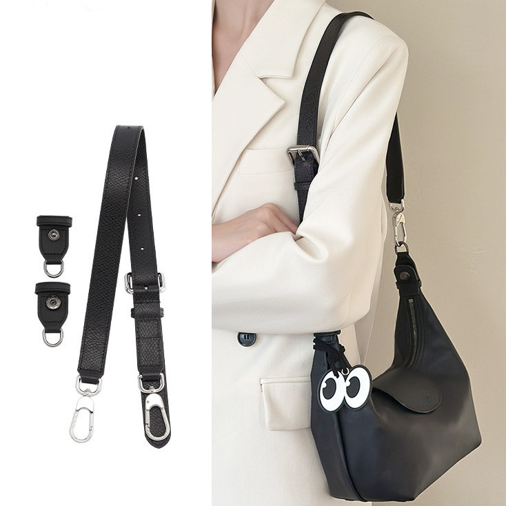 สายรัดกระเป๋าที่เหมาะกับกระเป๋าใส่ข้าวกลางวัน Le Pliage Xtra18 สายสะพายหนังแท้ การปรับเปลี่ยนกระเป๋า ขยายสายรัดใต้วงแขน อุปกรณ์เสริม