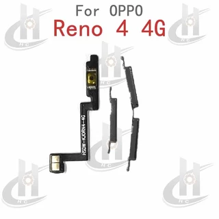 สําหรับ OPPO Reno 4 4G CPH2113 ปุ่มด้านข้างปริมาณพลังงาน Flex Cable Keys ปุ่มปิดระดับเสียงขึ้นและลงปุ่มด้านข้างส่วนทดแทน