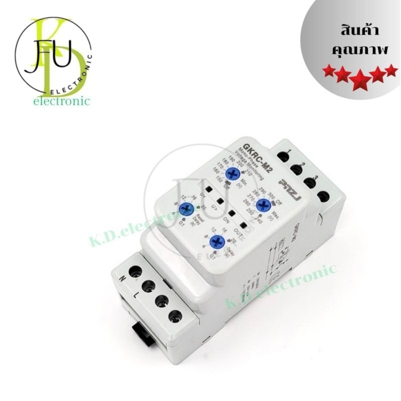 อุปกรณ์ตรวจสอบแรงดับไฟฟ้า ลำดับเฟส รุ่นGKRC-02M/GKRC-03F