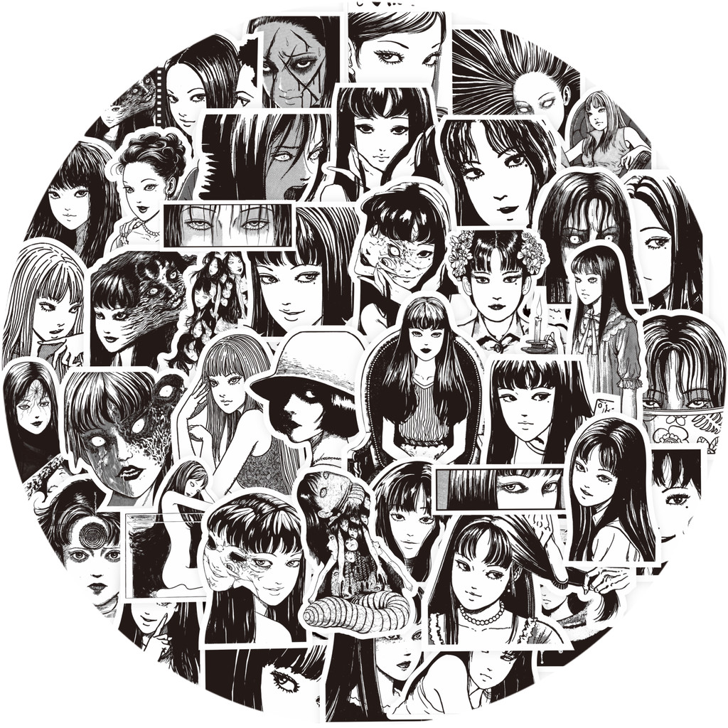 70ชิ้น/100ชิ้น ❉ โทมิเอะ . สติ๊กเกอร์คลาสสิคแบล็คแอนด์ไวท์ ❉ สติ๊กเกอร์ DIY Fashion Doodle Decals