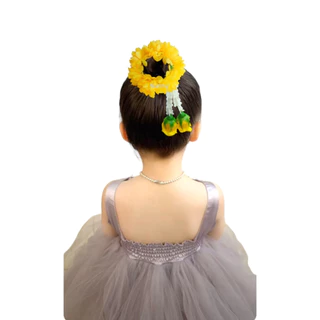 ยางรัดผมห้อยอุบะ ยางรัดผมดอกไม้ งานจริงสวยมาก พร้อมส่งจากไทย ยางรัดผมดอกไม้สงกรานต์