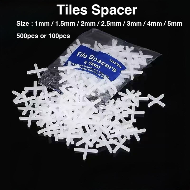 Tiles Spacer/Tiles Cross 500 ชิ้น/100 ชิ้น