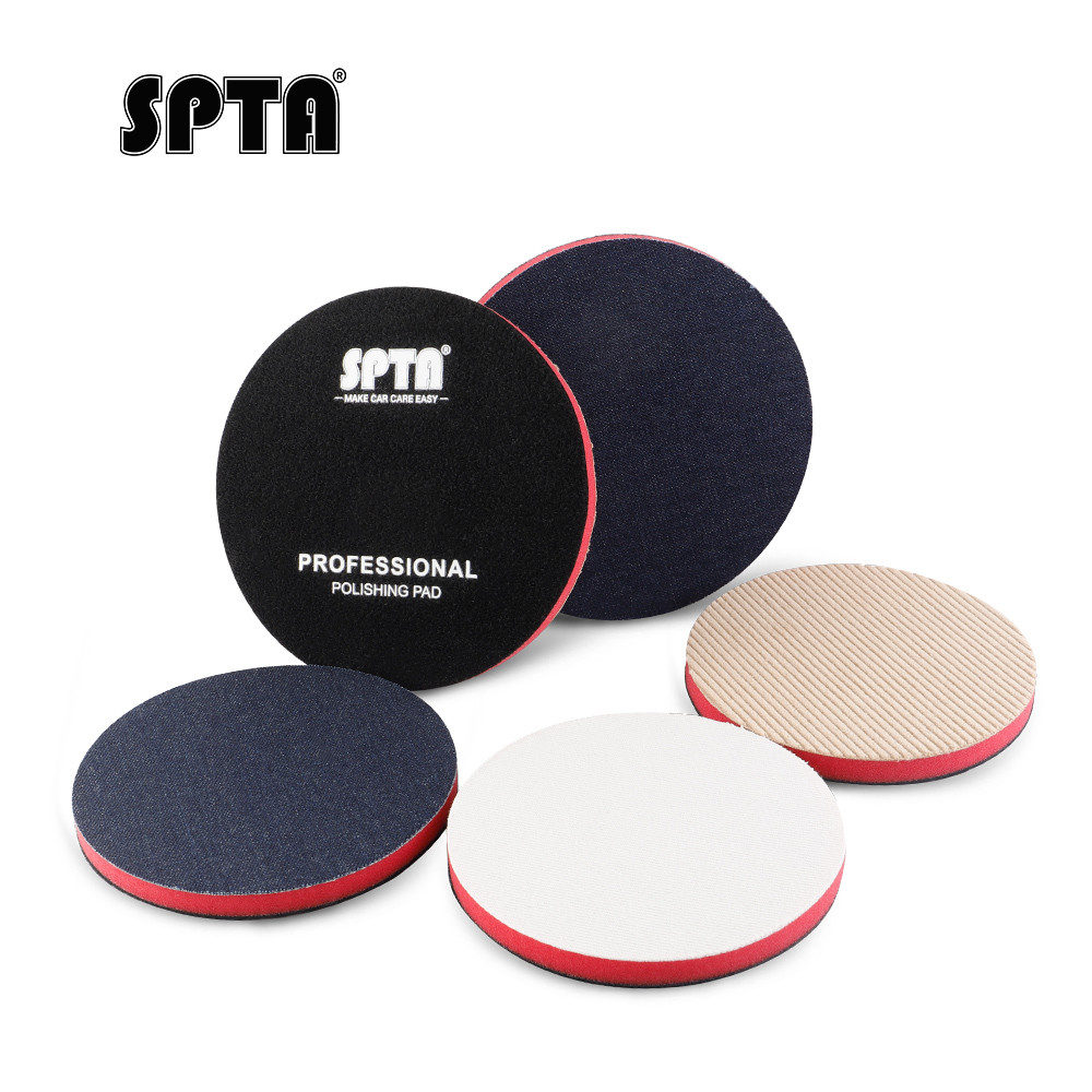 Spta แผ่นผ้ายีนขัดเงารถยนต์ 1000 2000 3000 กริต 3 นิ้ว 5 นิ้ว 6 นิ้ว