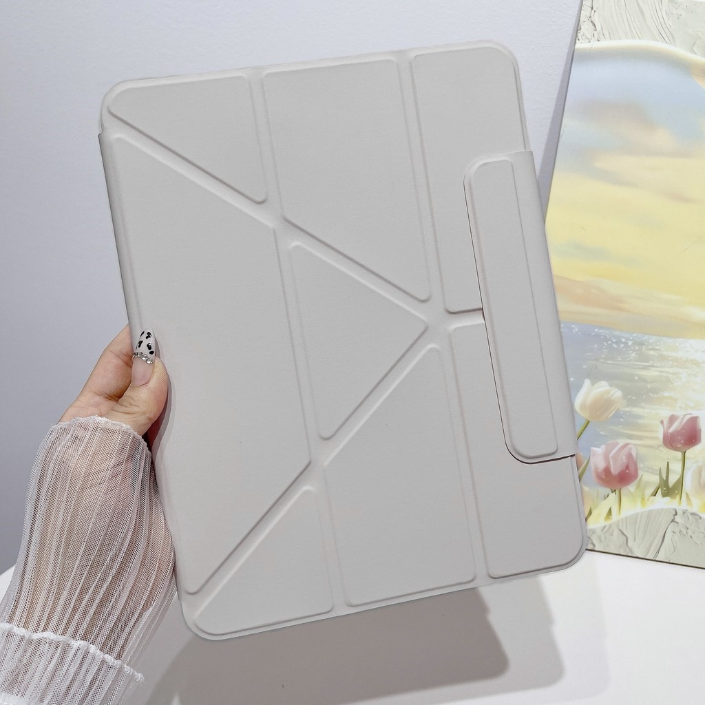 [Bangkok] เคสไอแพดแม่เหล็ก Y-พับสําหรับ สําหรับ Air4/5/6/7 10.9 Gen10/11 2025  Mini6/Mini7 gen7/8/9 10.5 Pro11