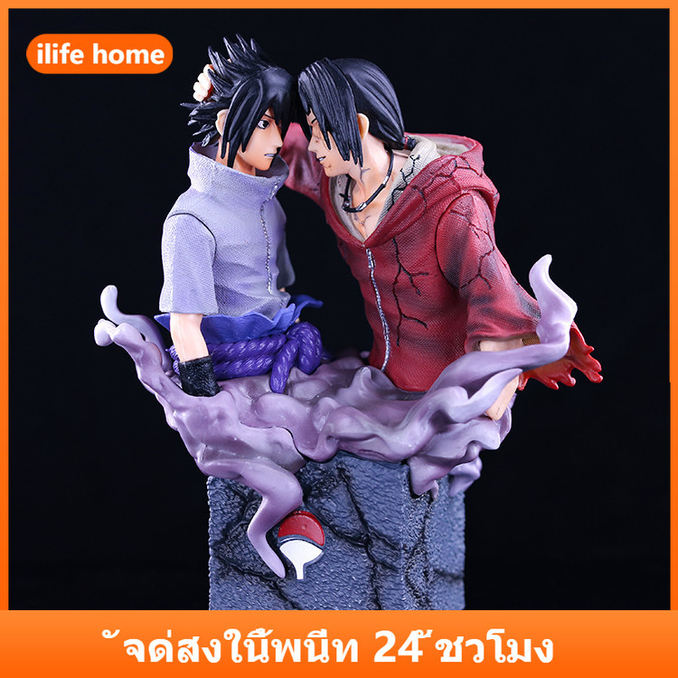 💥จัดส่งจากประเทศไทย💥17 ซม. NARUTO Uchiha Sasuke Itachi Brother Reconciliation Action Figure อะนิเมะ Hokage รูป COD สต็อกคอสเพลย์ Action Figure ตุ๊กตาของเล่นสําหรับของขวัญเด็กคอลเลกชันเครื่องประดับรถ L