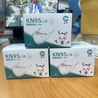 [1กล่อง25ชิ้น] แมสเด็ก KN95สีพื้น เหมาะสำหรับเด็ก 3-12ปี งานหนา5ชั้น กันฝุ่น กันPM2.5 มีสินค้าพร้อมส่ง
